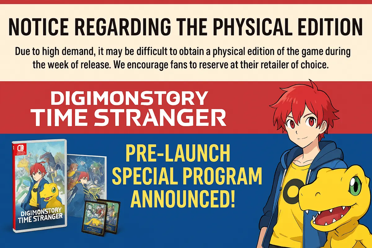 Digimon Story: Time Stranger – Physical Edition&hellip;